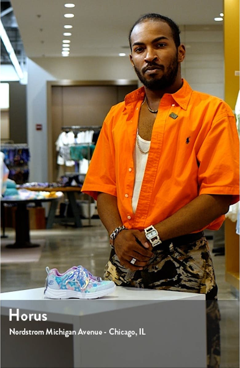 Kids' S Lights<sup>®</sup> Glimmer Kicks Magical Wings Sneaker, sales video thumbnail