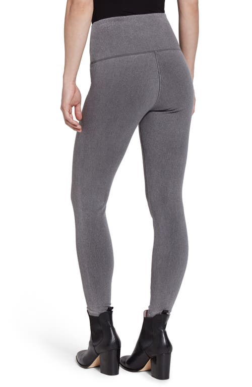 Lyssé Lysse Waist-to-ankle Denim Leggings In Gray