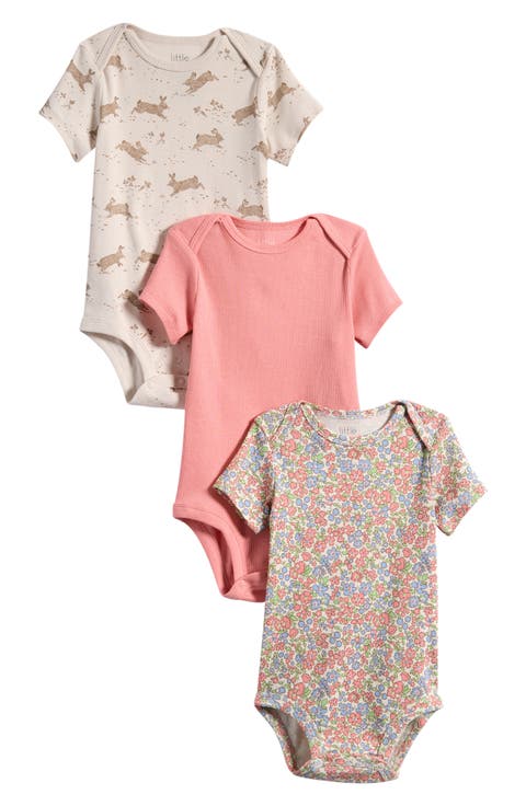 3-Pack Assorted Organic Cotton Bodysuits (Baby)