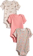 Little Planet 3-Pack Assorted Organic Cotton Bodysuits