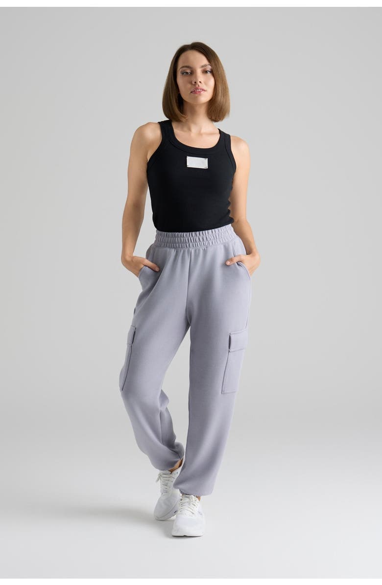 Le Fafo Maira Cargo Joggers, Alternate, color, Mystic Gray