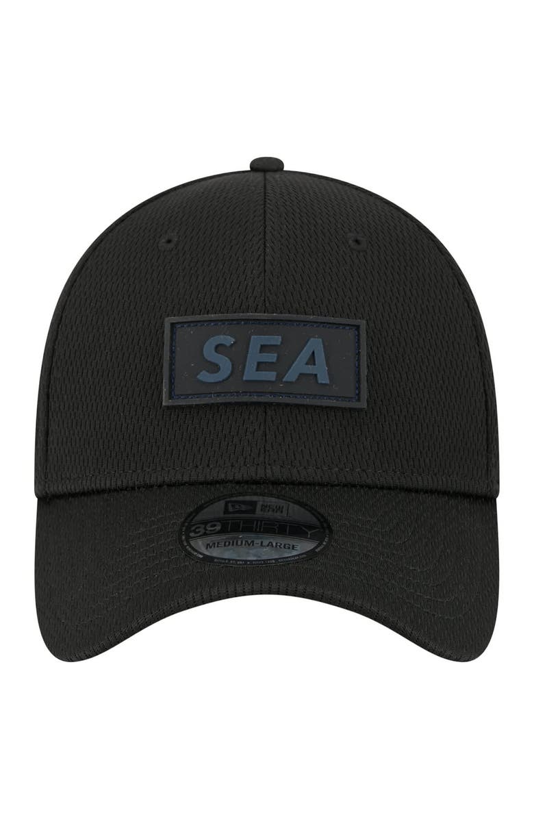 New Era Men's New Era  Black Seattle Seahawks Scoreboard 39THIRTY Flex Hat, Alternate, color, 