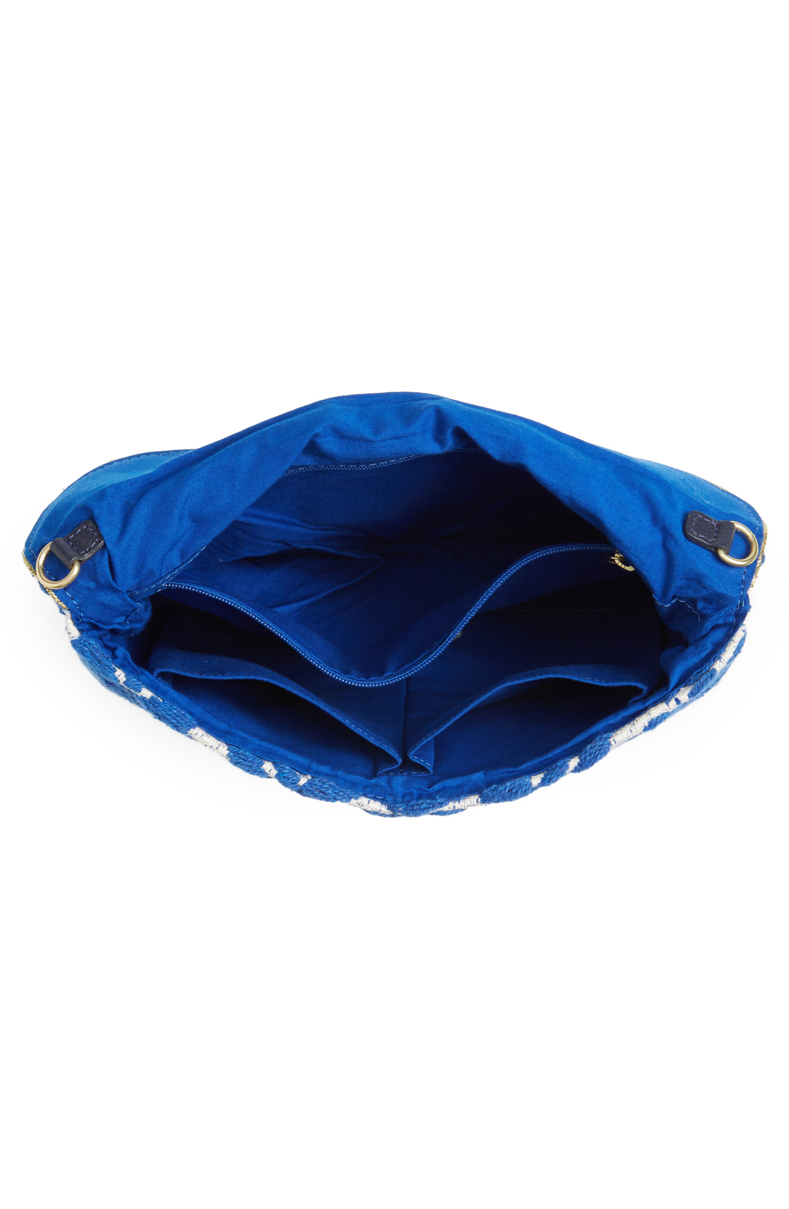 STEVEN by Steve Madden Beaded & Embroidered Clutch, Alternate, color, 