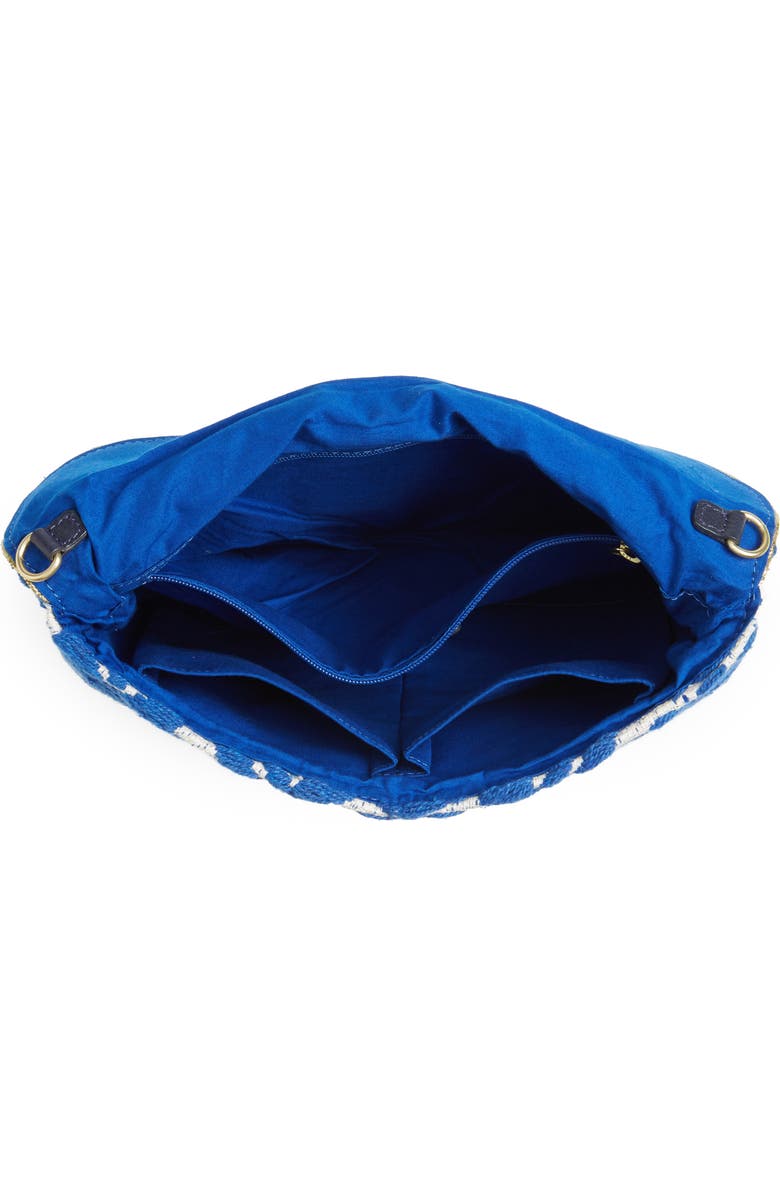 STEVEN by Steve Madden Beaded & Embroidered Clutch, Alternate, color,