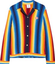 Casablanca Gradient Stripe Terry Cloth Jacket