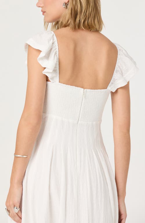 Astr The Label Felicienne A-line Dress In White