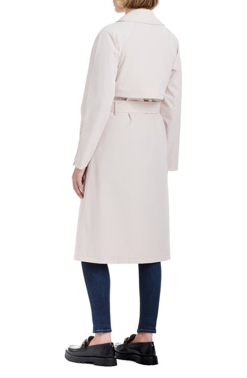 Kate Spade New York Double Breasted Trench Coat In Sesame Cake