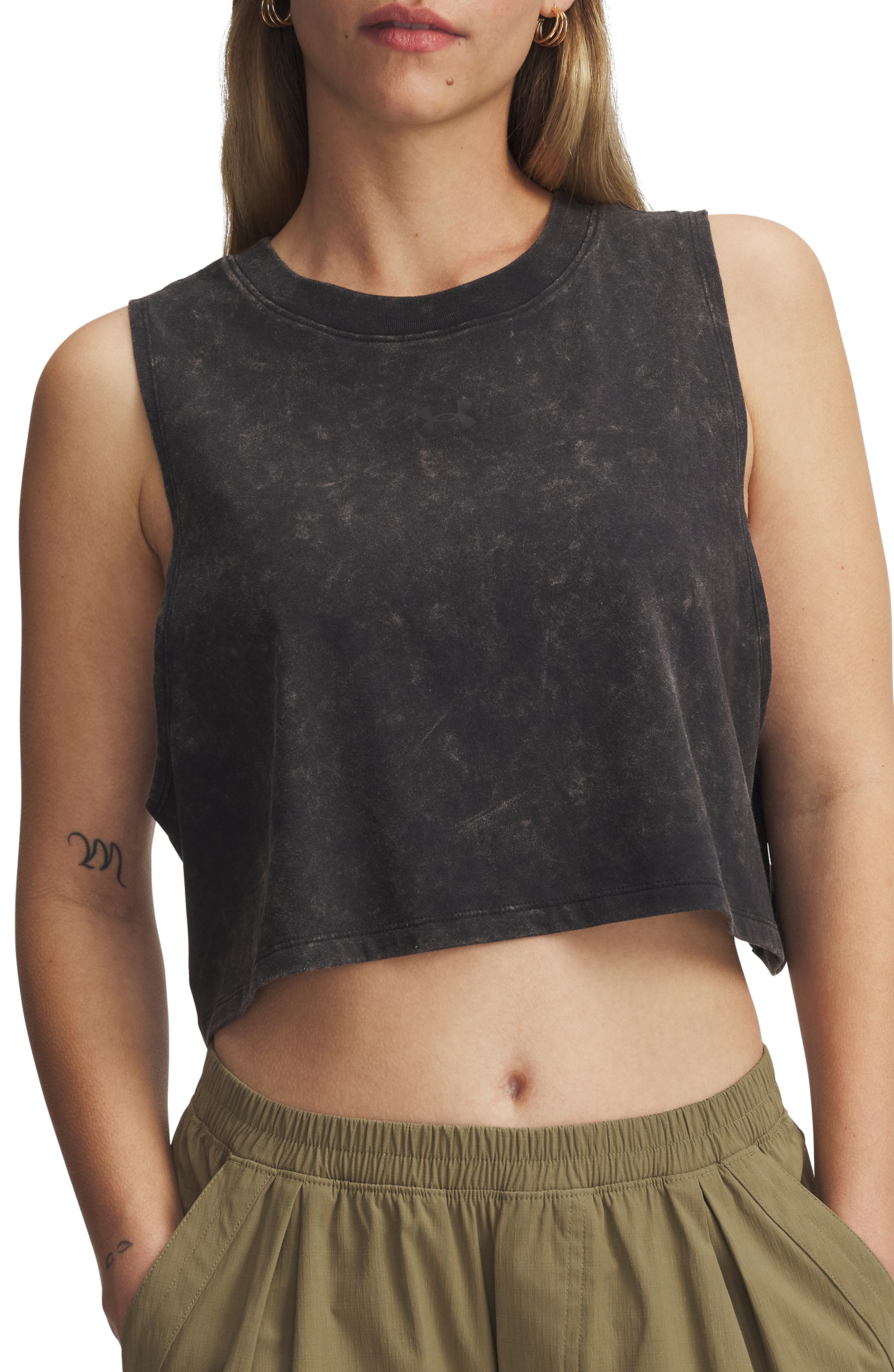 Branded Wash Crop Tank
