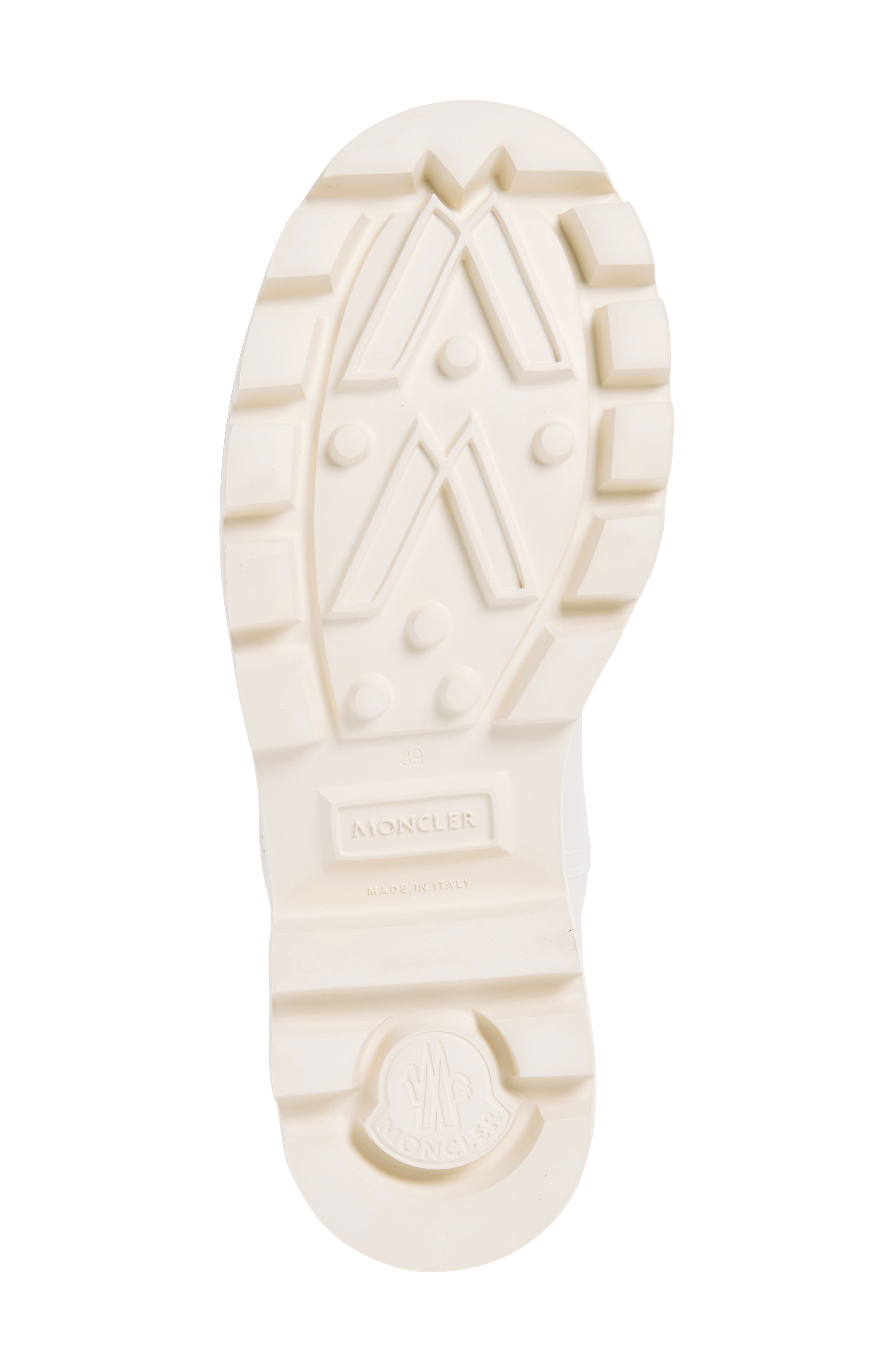 Moncler Kickstream Waterproof Rain Boot, Alternate, color, White
