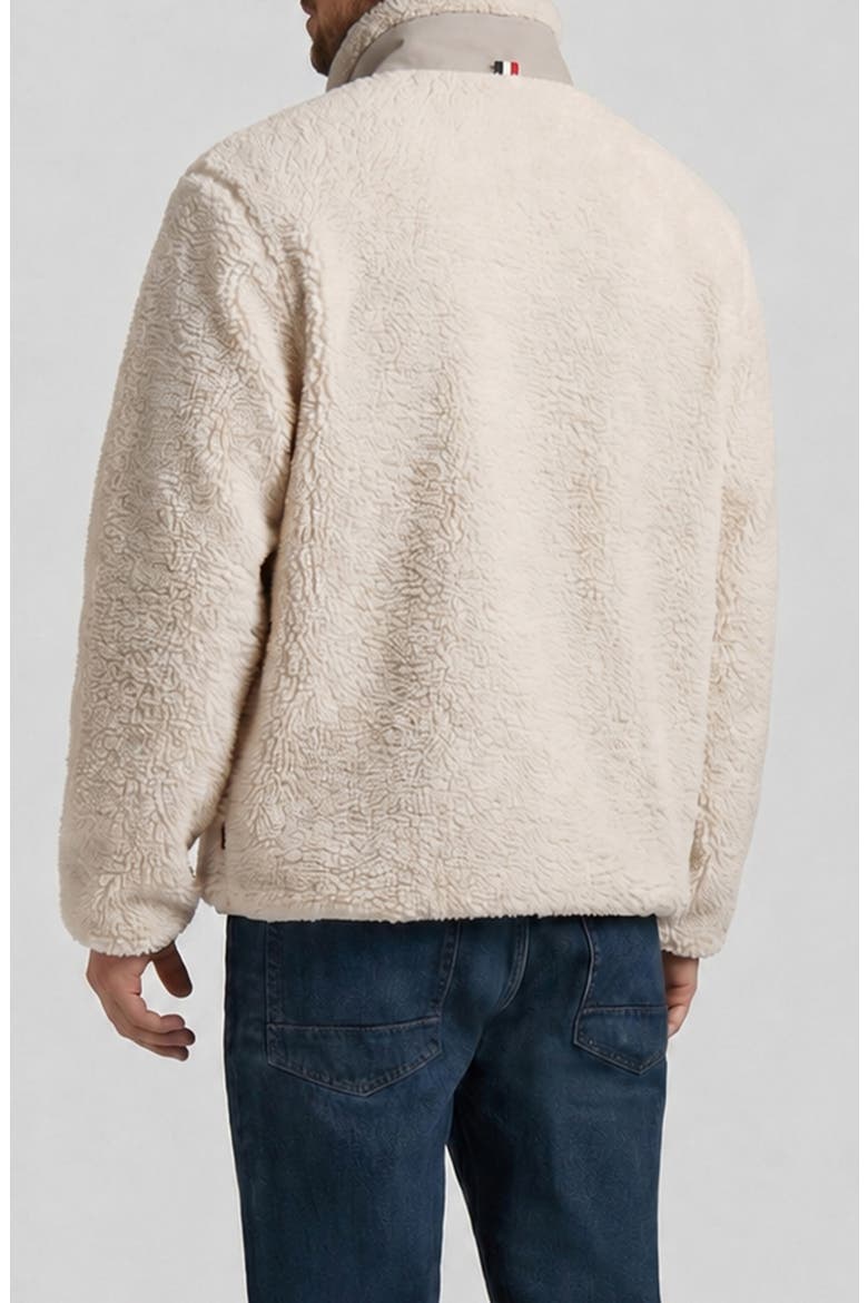 Aurthur Faux Shearling Jacket, Alternate, color, EGRET