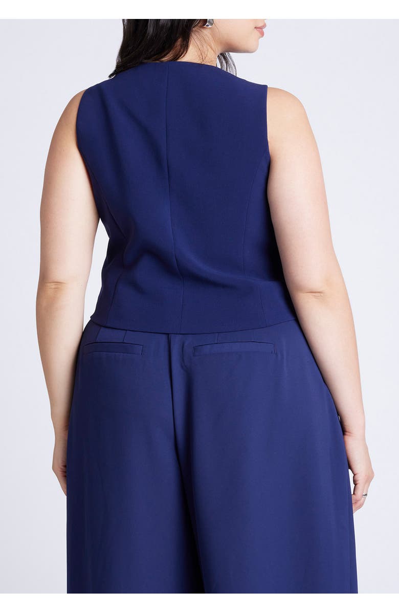 ELOQUII The 365 Vest, Alternate, color, Evening Blue