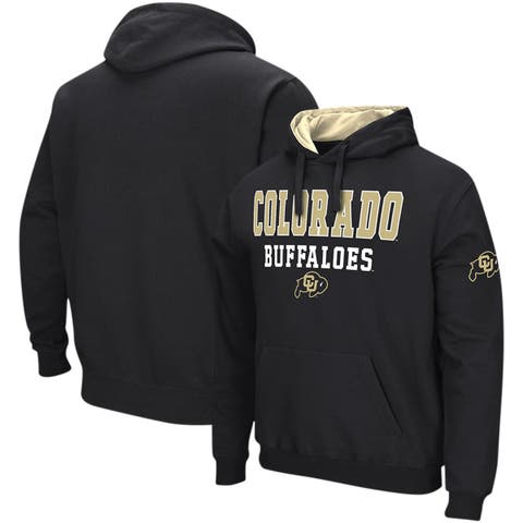Men's Colosseum Black Colorado Buffaloes Sunrise Pullover Hoodie