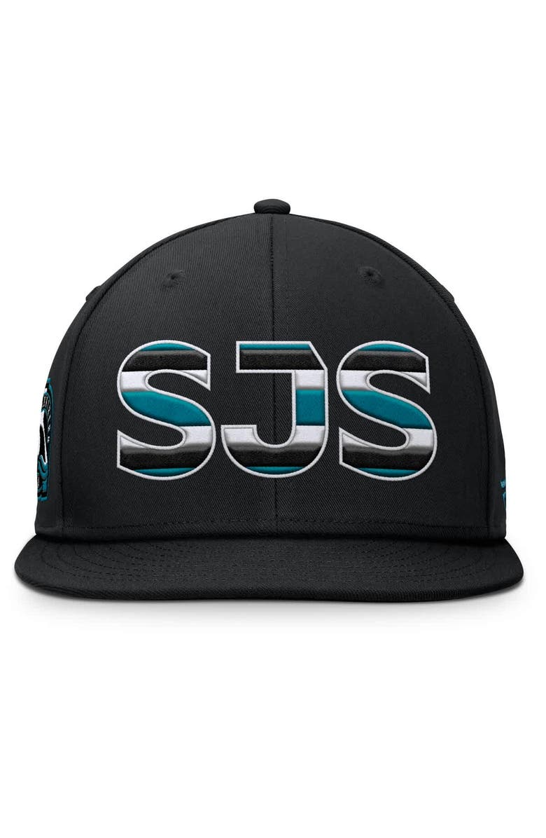 FANATICS Men's Fanatics Black San Jose Sharks Authentic Pro Alternate Jersey Snapback Hat, Alternate, color, Black