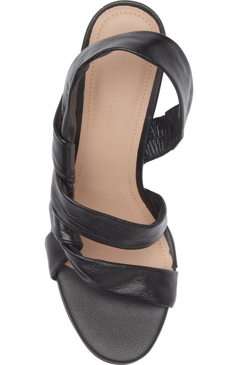 KOKO + PALENKI Brandy Slingback Sandal, Alternate, color, Black Leather