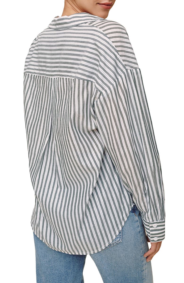 Bella Dahl Oversize Pocket Shirt, Alternate, color,