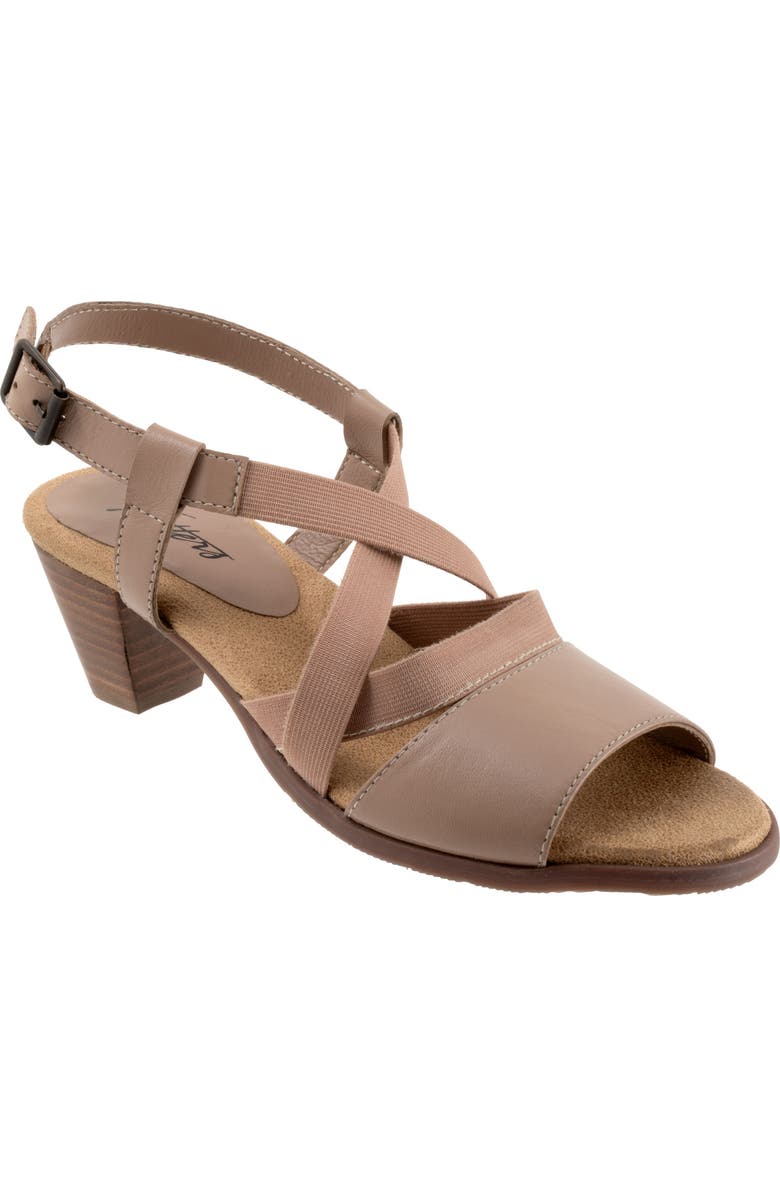 Trotters Meadow Ankle Strap Sandal, Main, color, Taupe