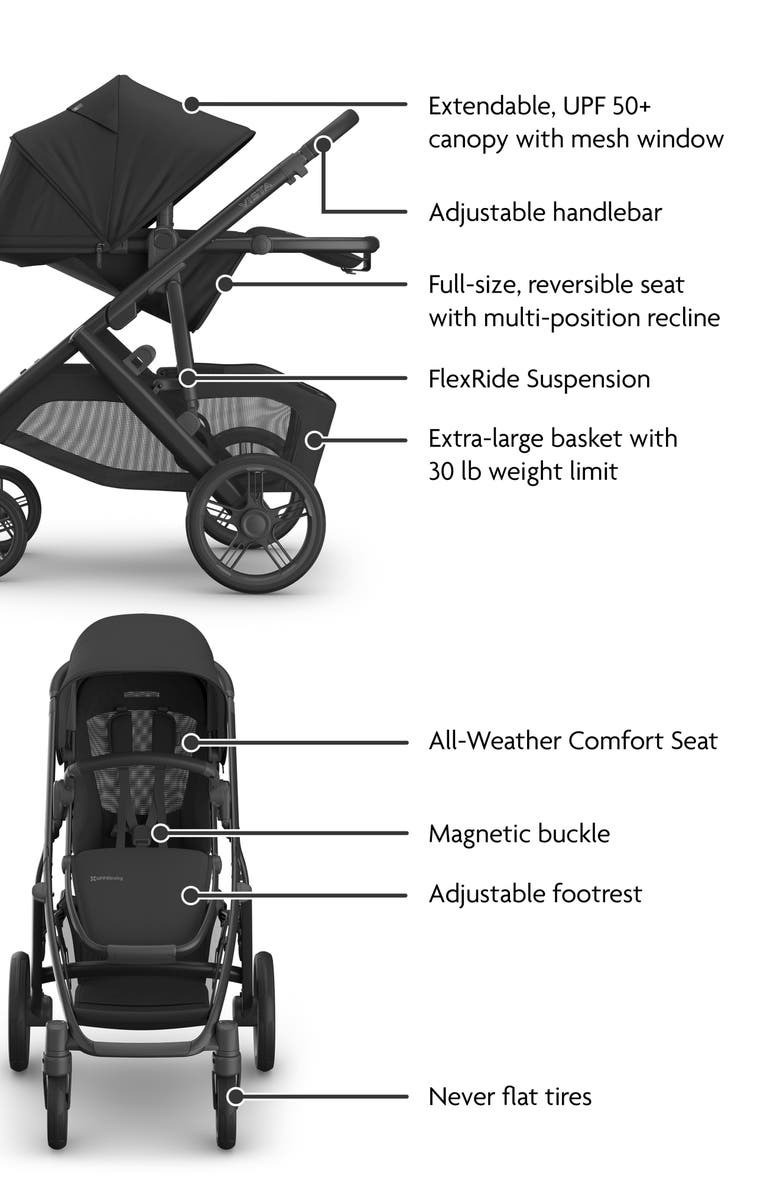 UPPAbaby Vista V3 Stroller & Aria V2 Infant Car Seat Travel System, Alternate, color, Jake