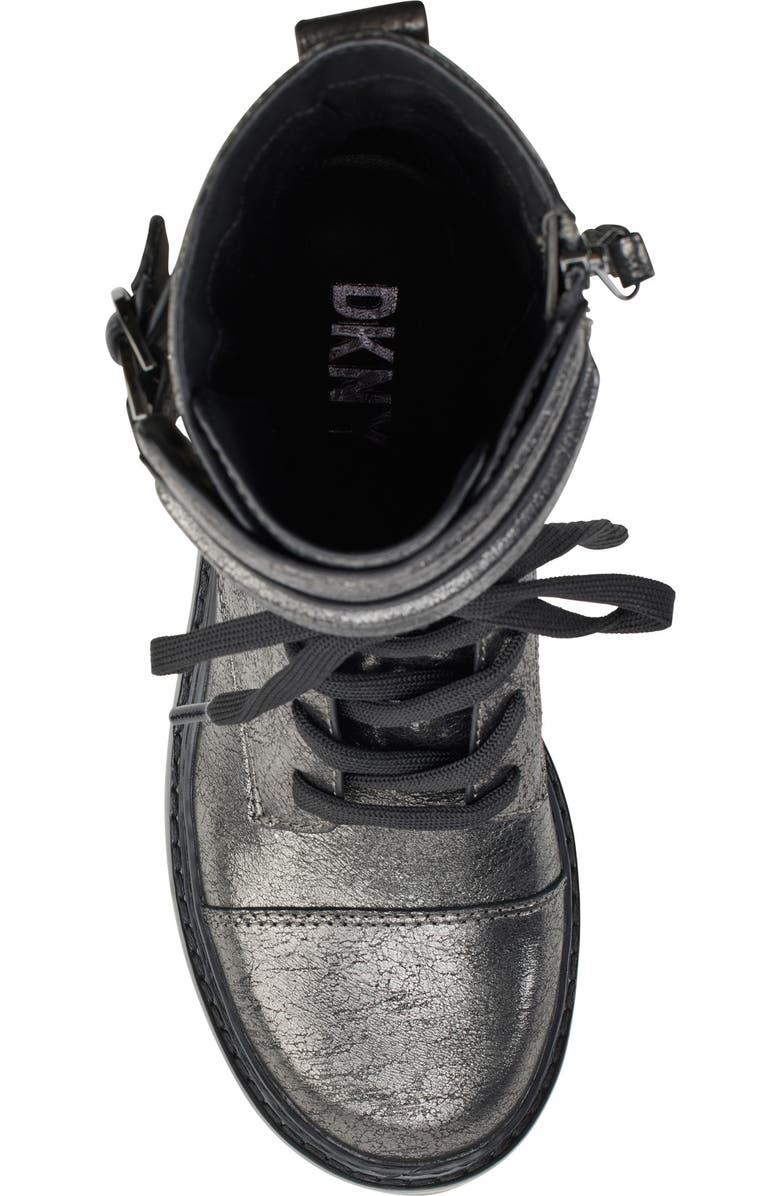 DKNY Falcao Metallic Combat Boot, Alternate, color,
