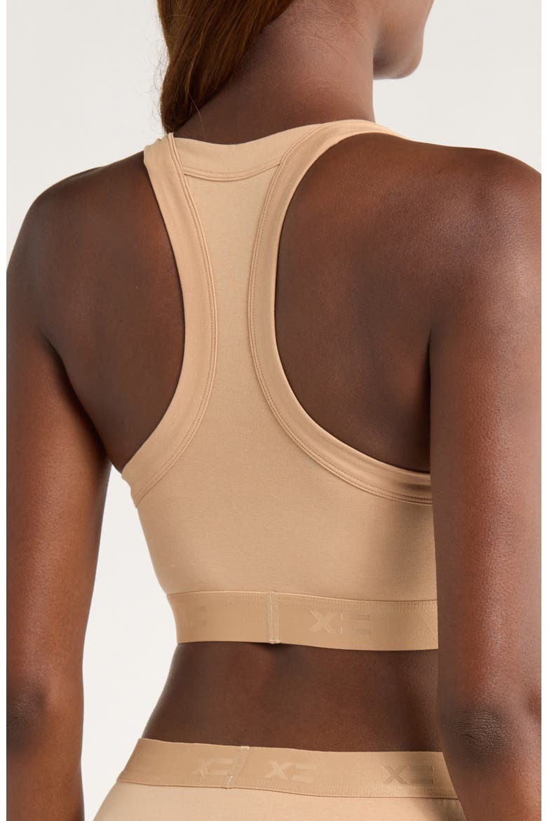Scoop Soft Stretch Cotton Bralette, Alternate, color, CHAI