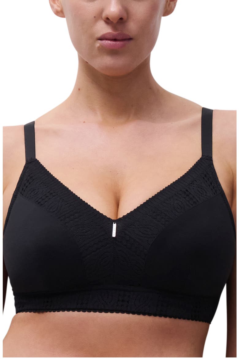 Easy Support Wireless Bra, Main, color, BLACK