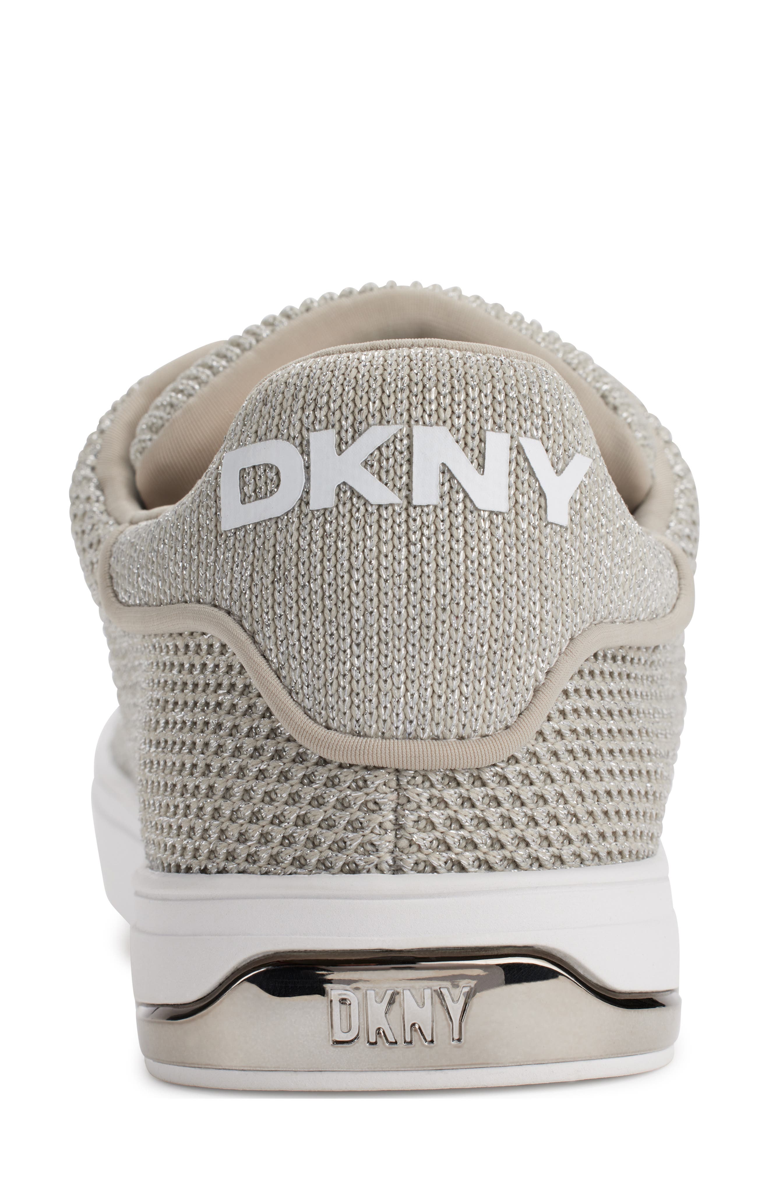 DKNY Abeni Knit Sneaker, Alternate, color, Grey