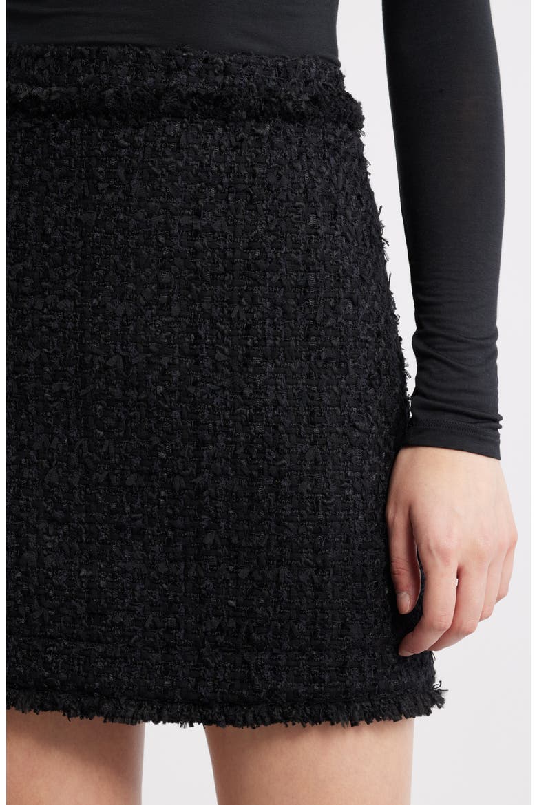 Vokila Textured Knit Miniskirt, Alternate, color, FRINGE TWEED