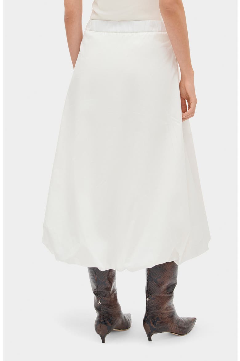 Nola Organic Cotton Bubble Midi Skirt, Alternate, color, WHITE