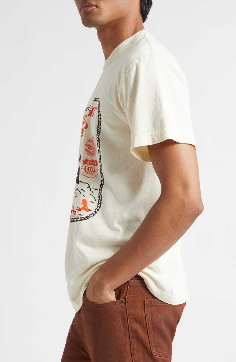 MIDNIGHT RODEO Western Graphic T-Shirt, Alternate, color, Cream