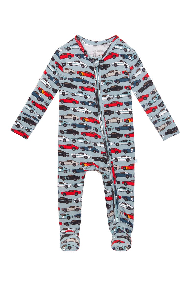 Miles Zip Footie, Main, color, MILES