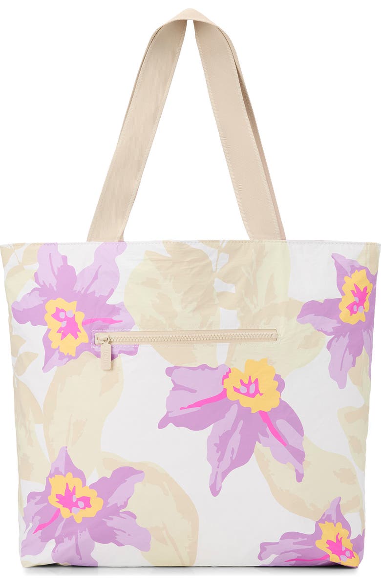 Aloha Collection Day Tripper Makana Water Resistant Tote, Alternate, color, Beige Lavander