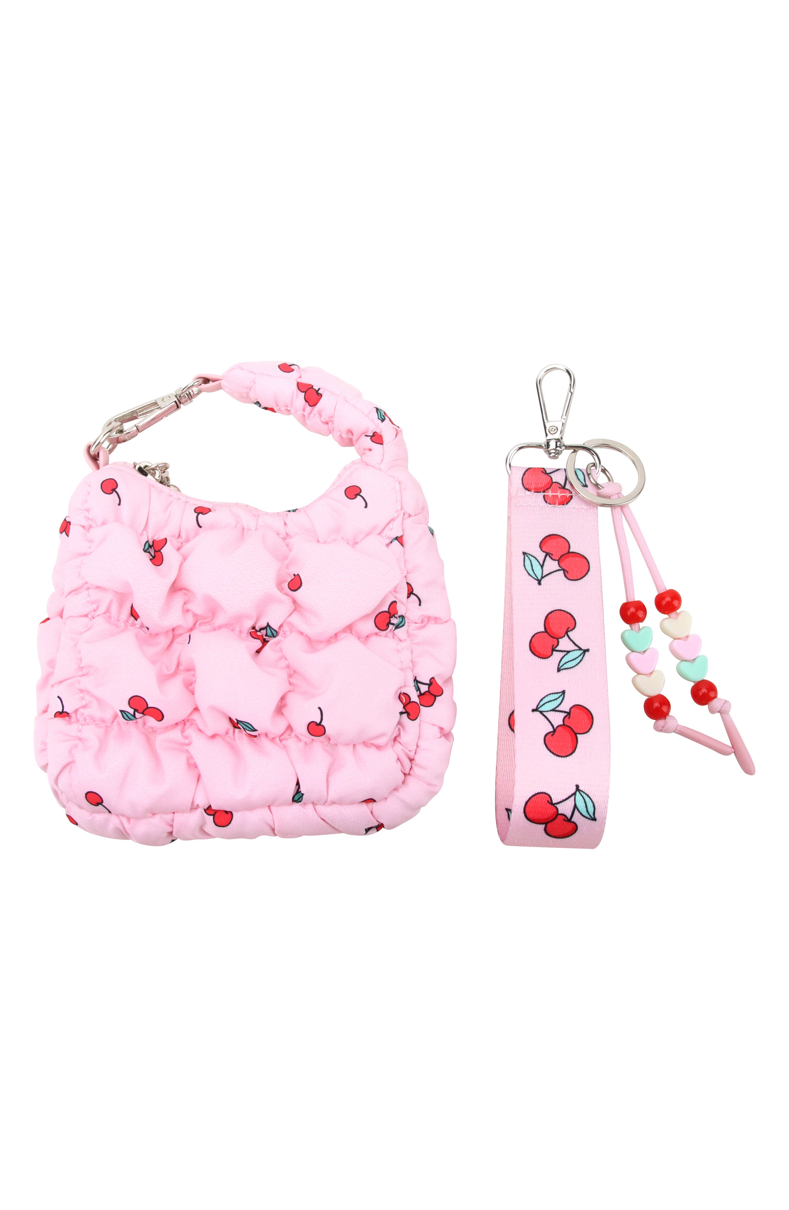 OMG Accessories Kids' Cherry Bag & Charm Set, Main, color, 