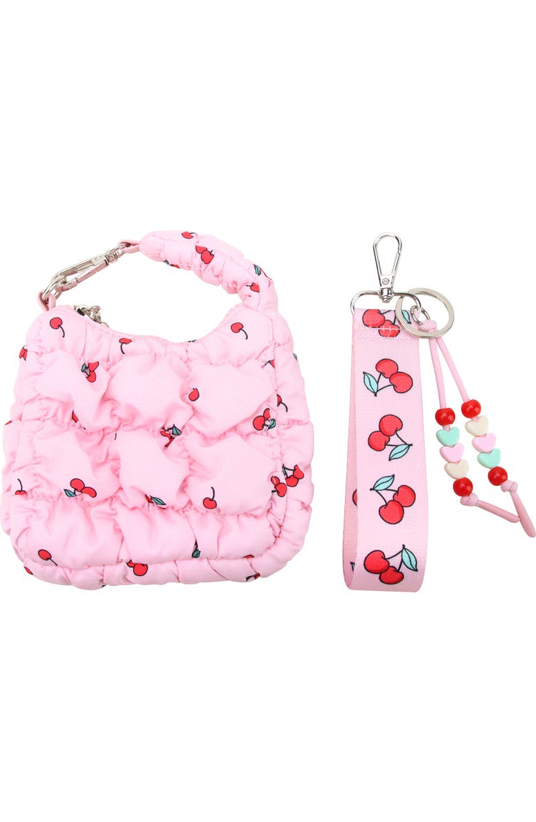 OMG Accessories Kids' Cherry Bag & Charm Set, Main, color,