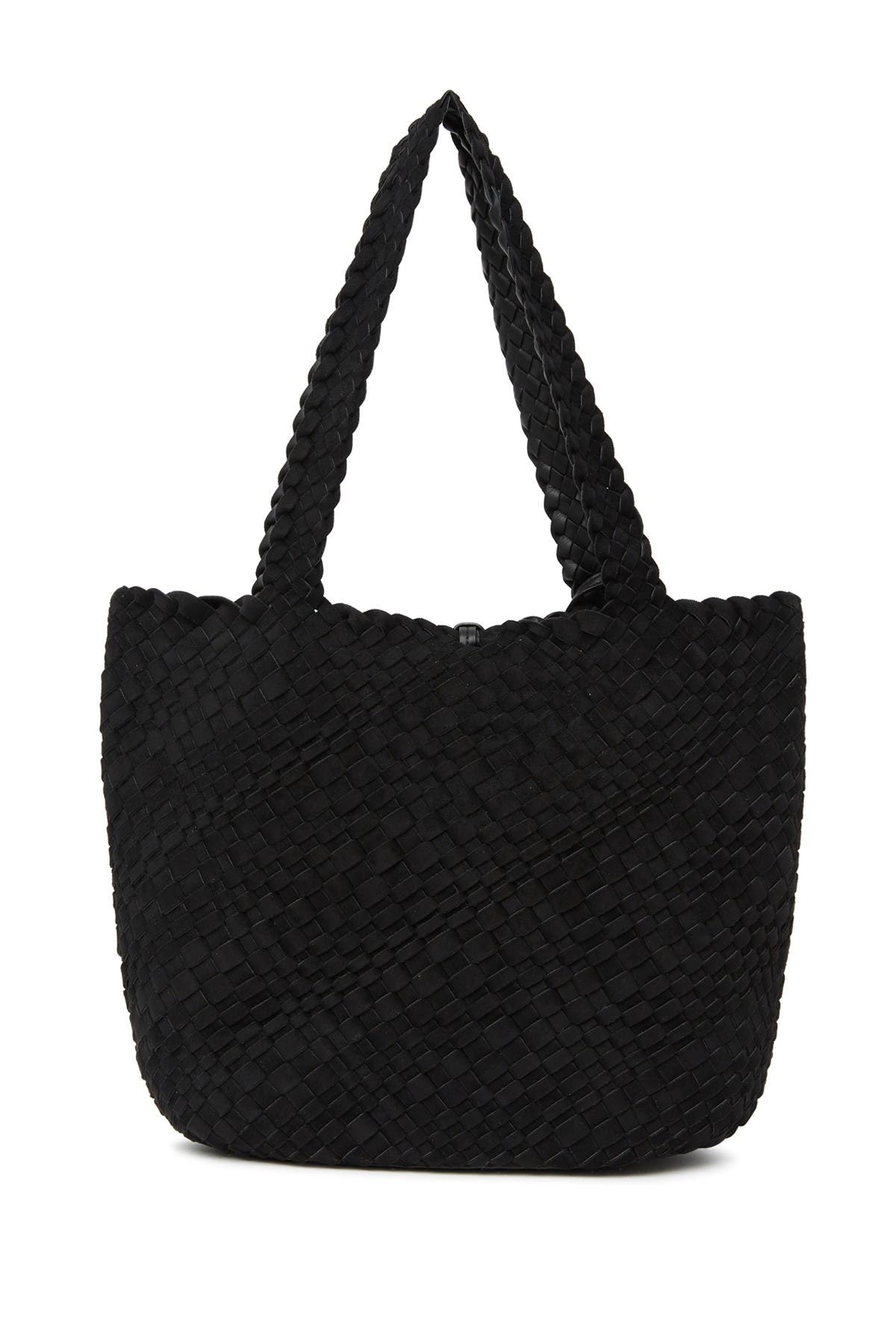 Calvin Klein Naomi Woven North/South Novelty Tote, Alternate, color, 