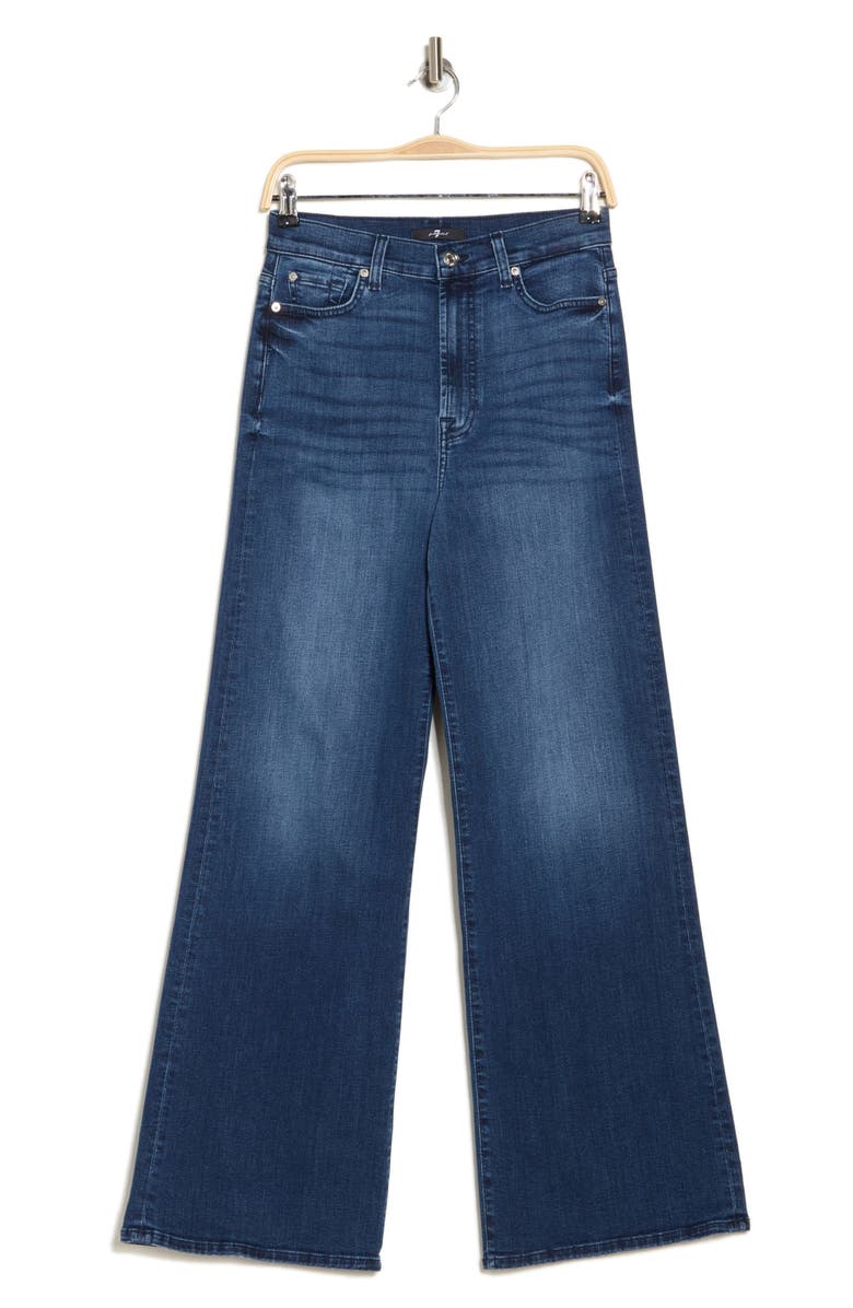 7 For All Mankind Jo Ultra High Waist Wide Leg Jeans, Alternate, color, 