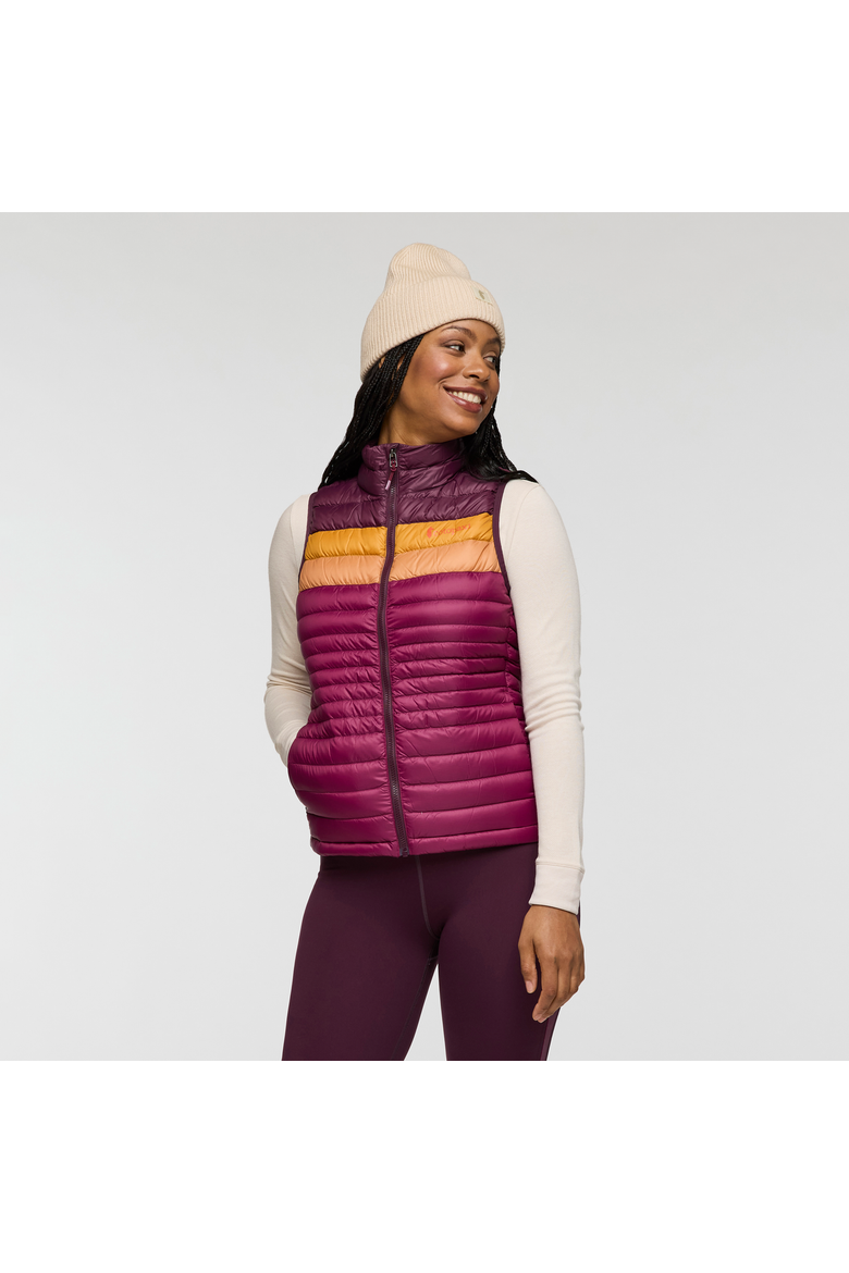 Fuego Down Vest - Women's, Main, color, Blackberry/Jam