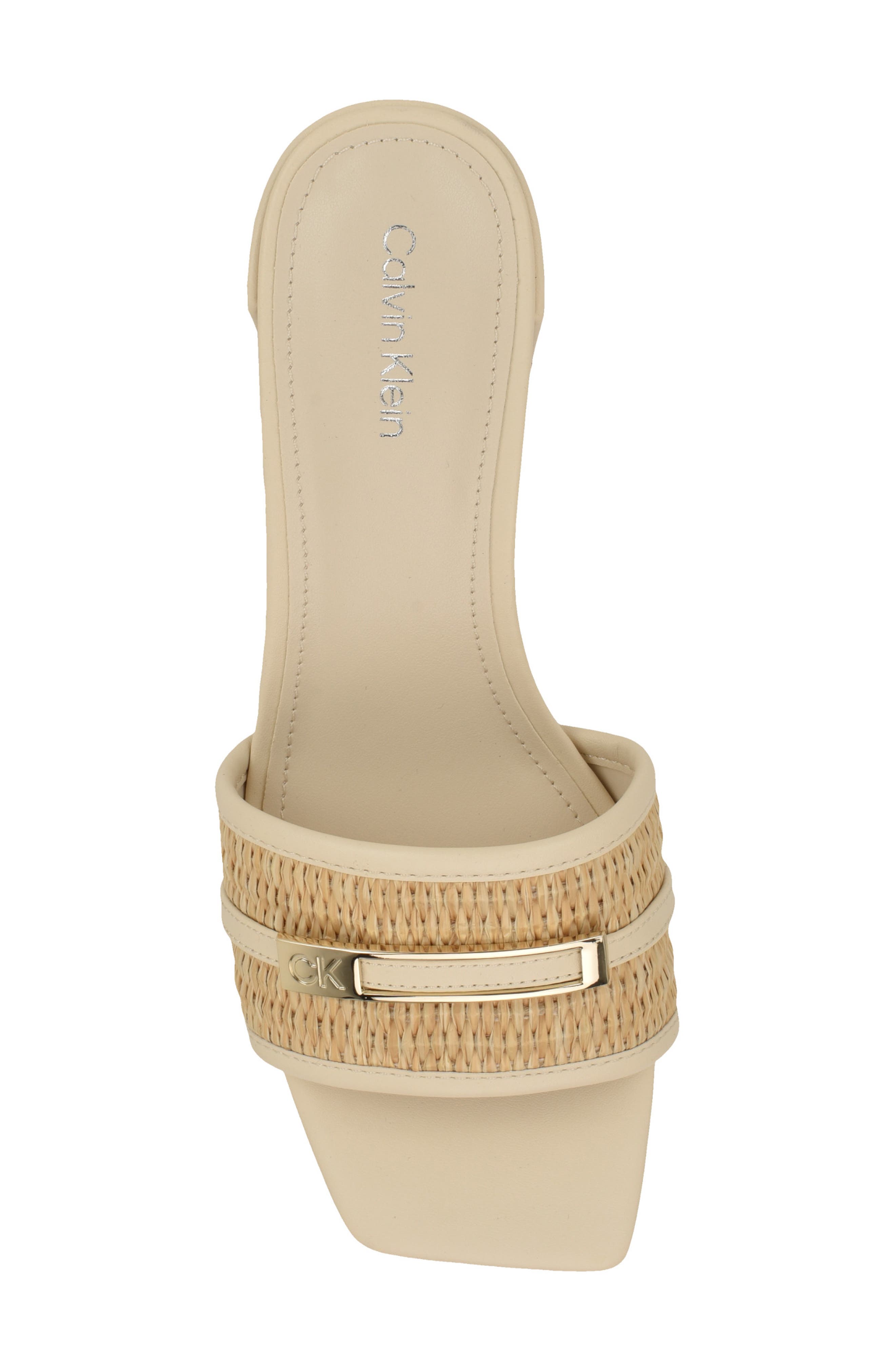 Paloma Slide Sandal, Alternate, color, NATURAL/ IVORY