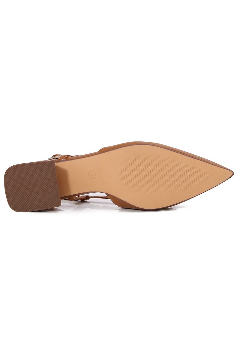BERNESS Vieda Pointed Toe Slingback Pump, Alternate, color, Camel