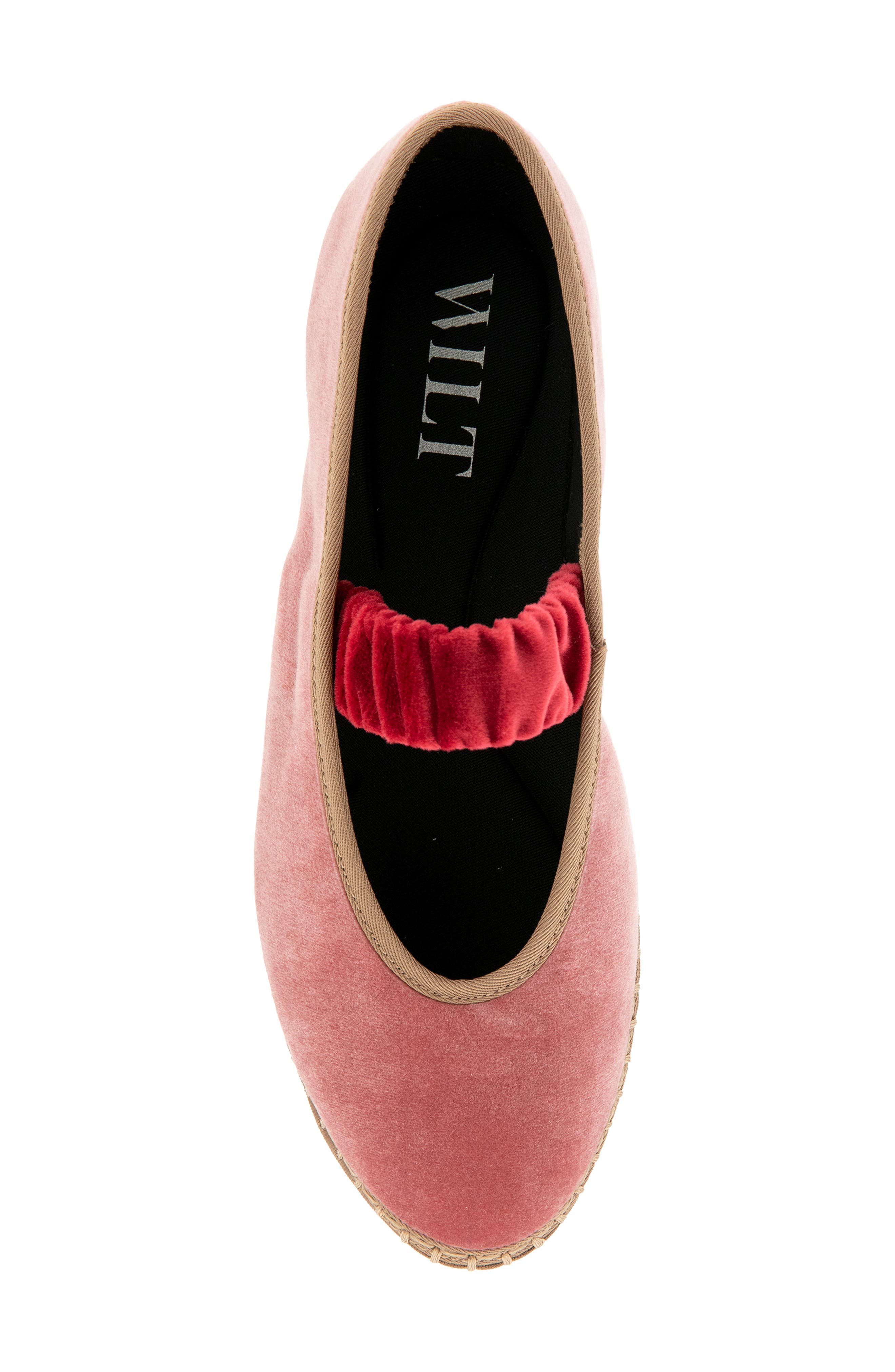 Fiona Mary Jane Flat, Alternate, color, ROSE