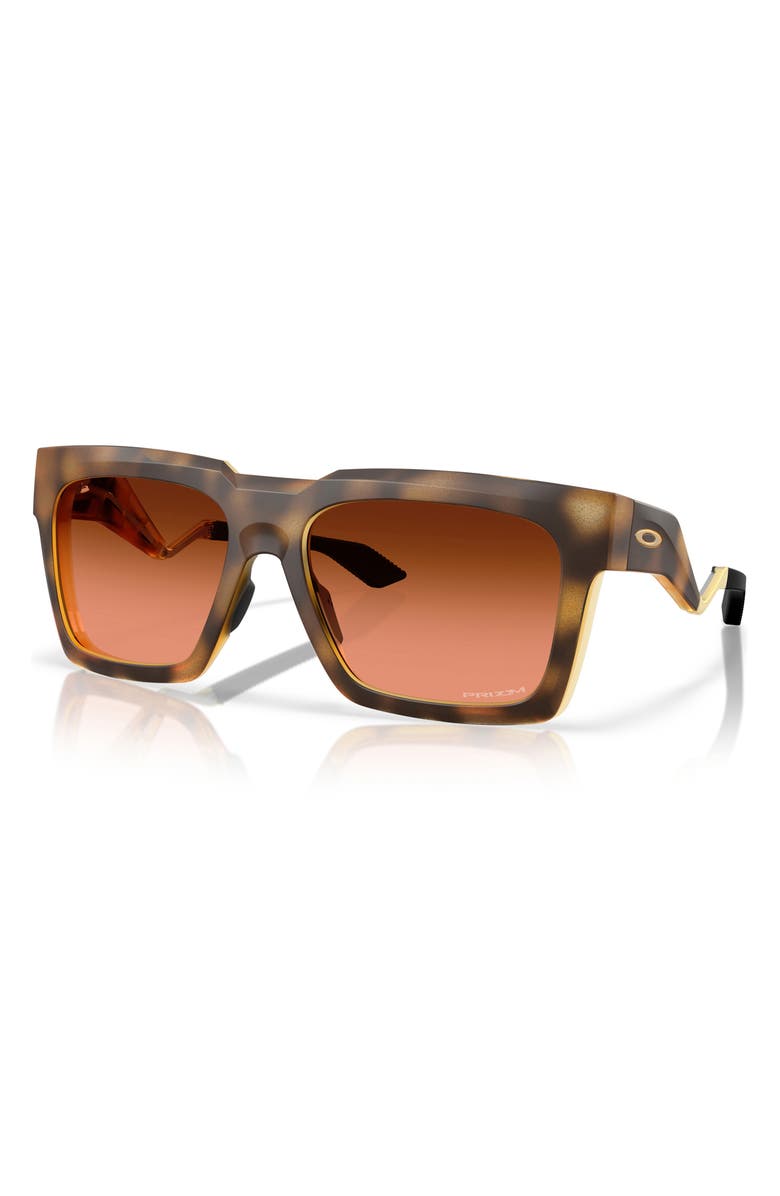 Oakley 59mm Prizm<sup>™</sup> Gradient Square Sunglasses, Alternate, color, Brown Tort