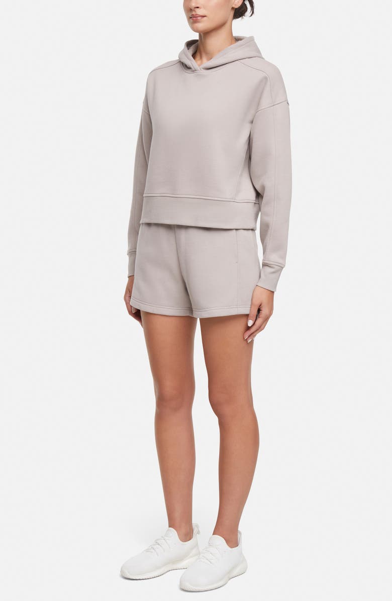 BALANCE COLLECTION Wren Fleece Hoodie & Shorts Set, Alternate, color, Atmosphere