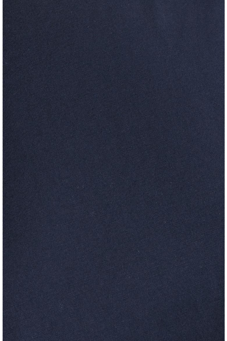 The Drape Puff Sleeve Organic Cotton Top, Alternate, color, NAVY