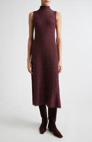 Altuzarra Marian Sleeveless Shimmer Sweater Dress