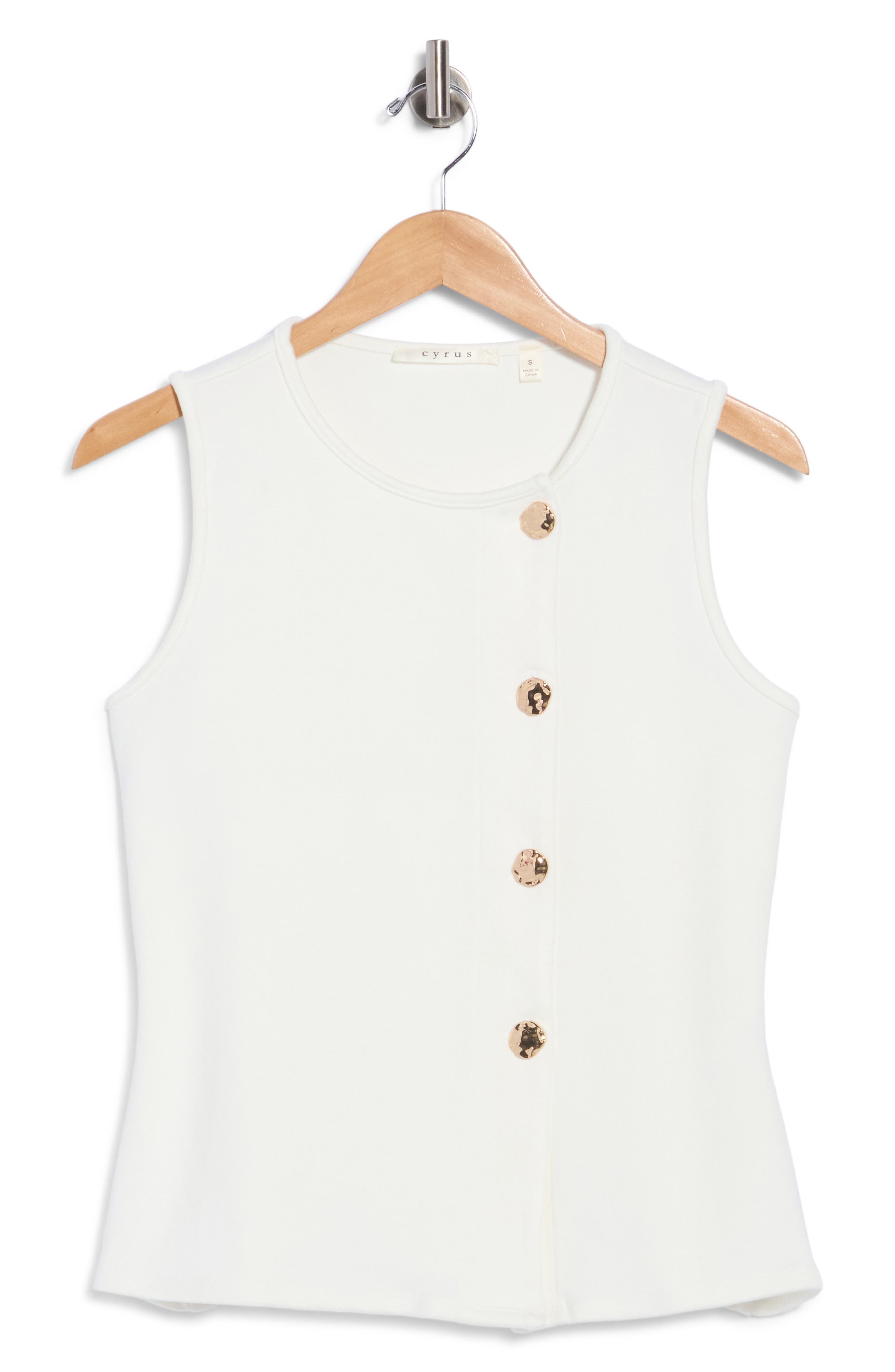 Milano Knit Button Tank