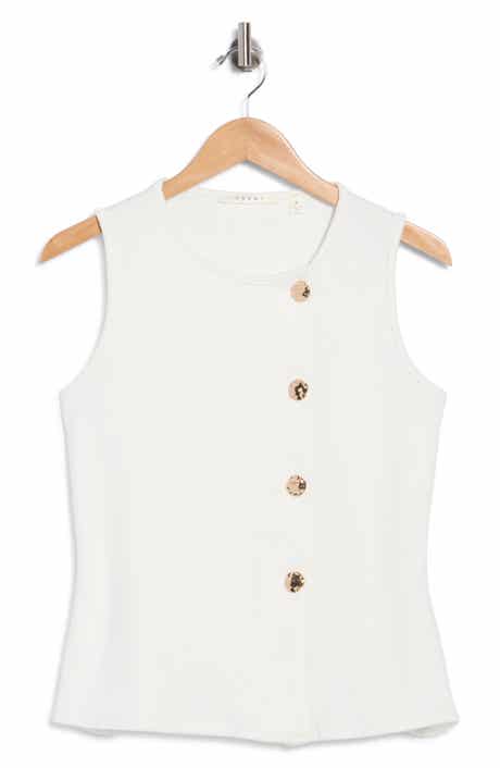 Milano Knit Button Tank