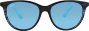 Maui Jim 52mm Polarized Round Sunglasses