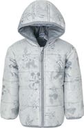 Disney Mickey Mouse Hooded Zip-Up Puffer Coat