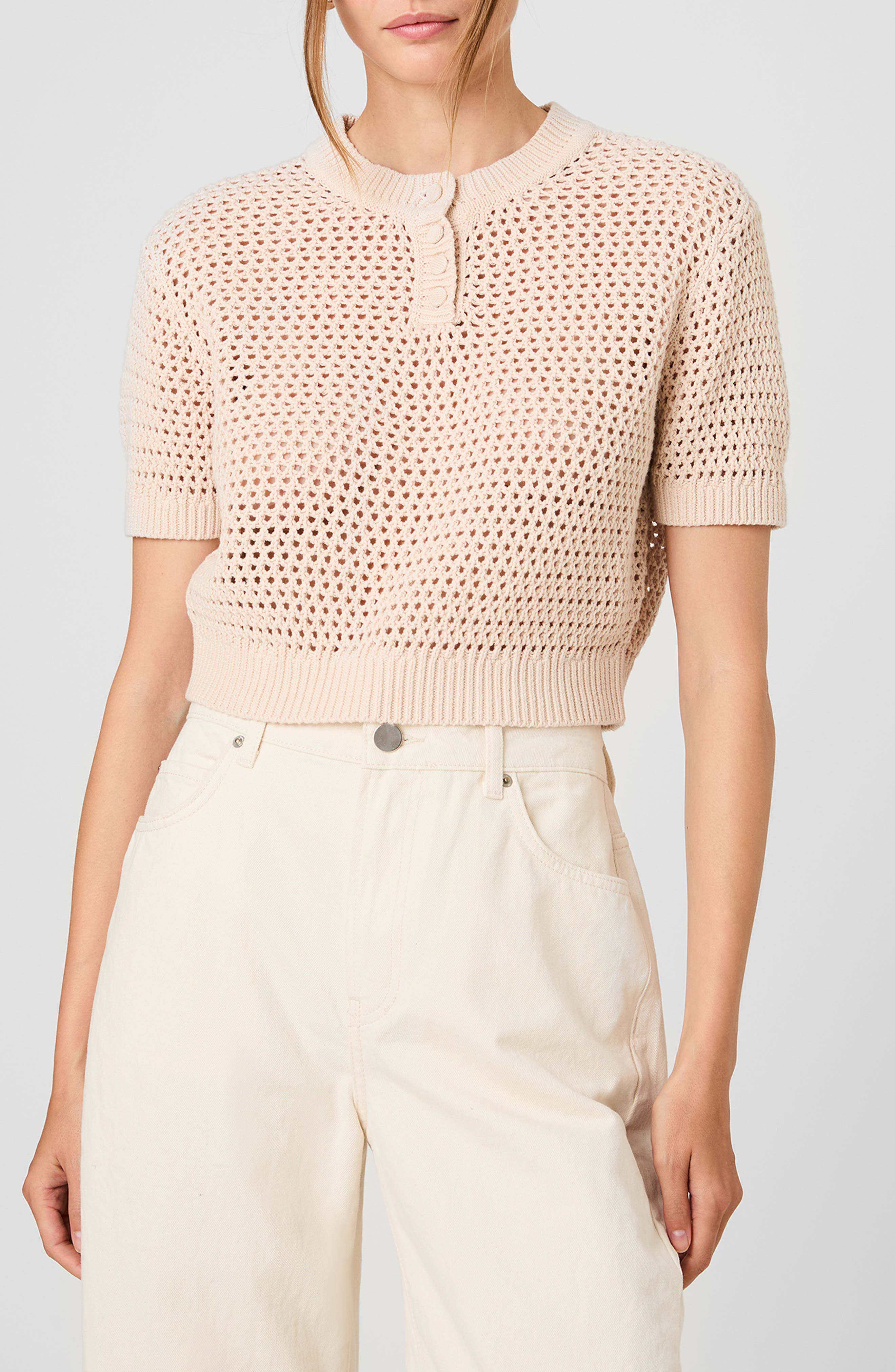 Teddy Open Stitch Sweater