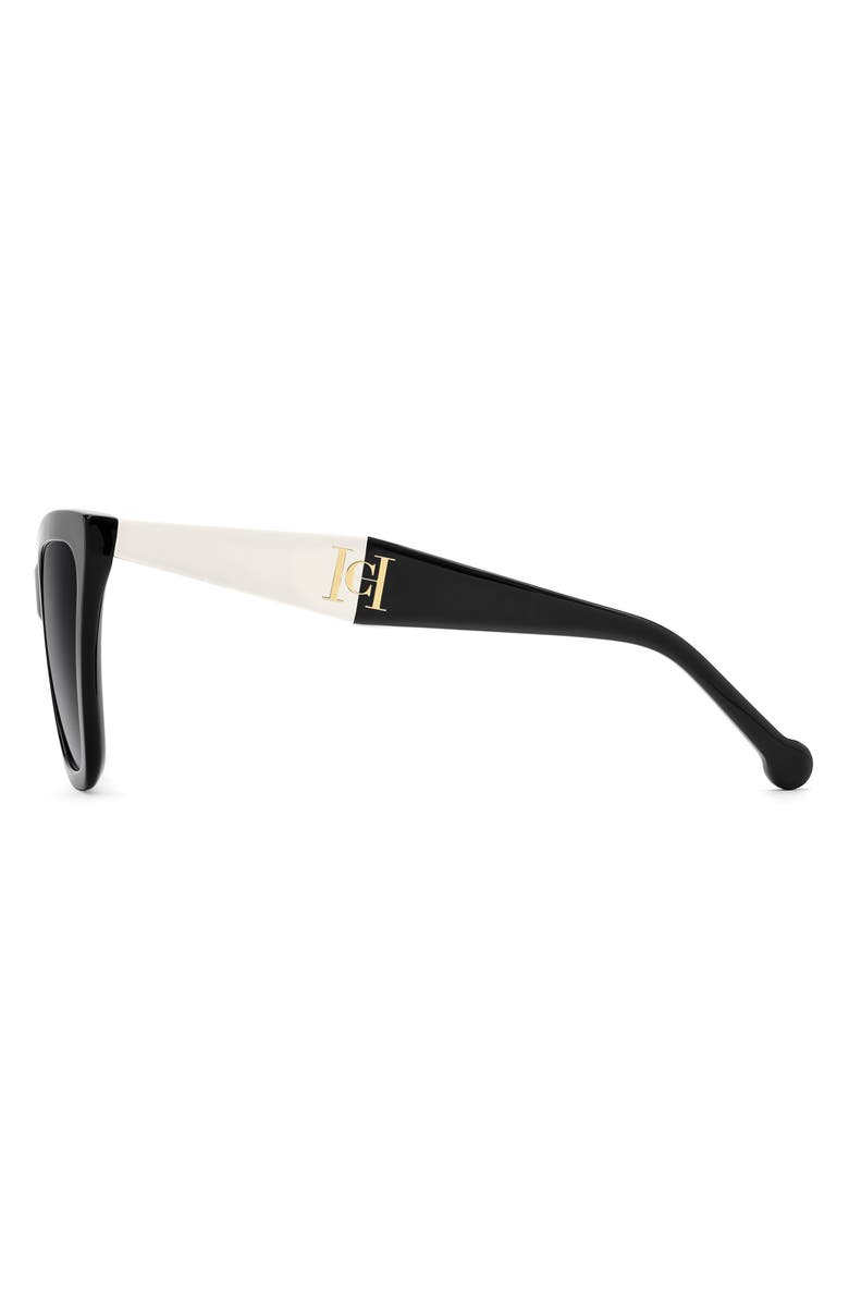 Carolina Herrera 59mm Gradient Cat Eye Sunglasses, Alternate, color, 