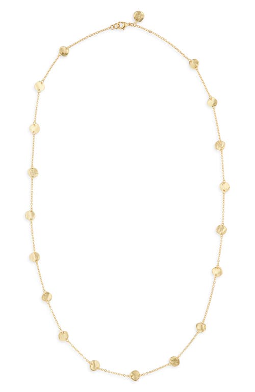 Karine Sultan Mini Coin Station Necklace In Gold