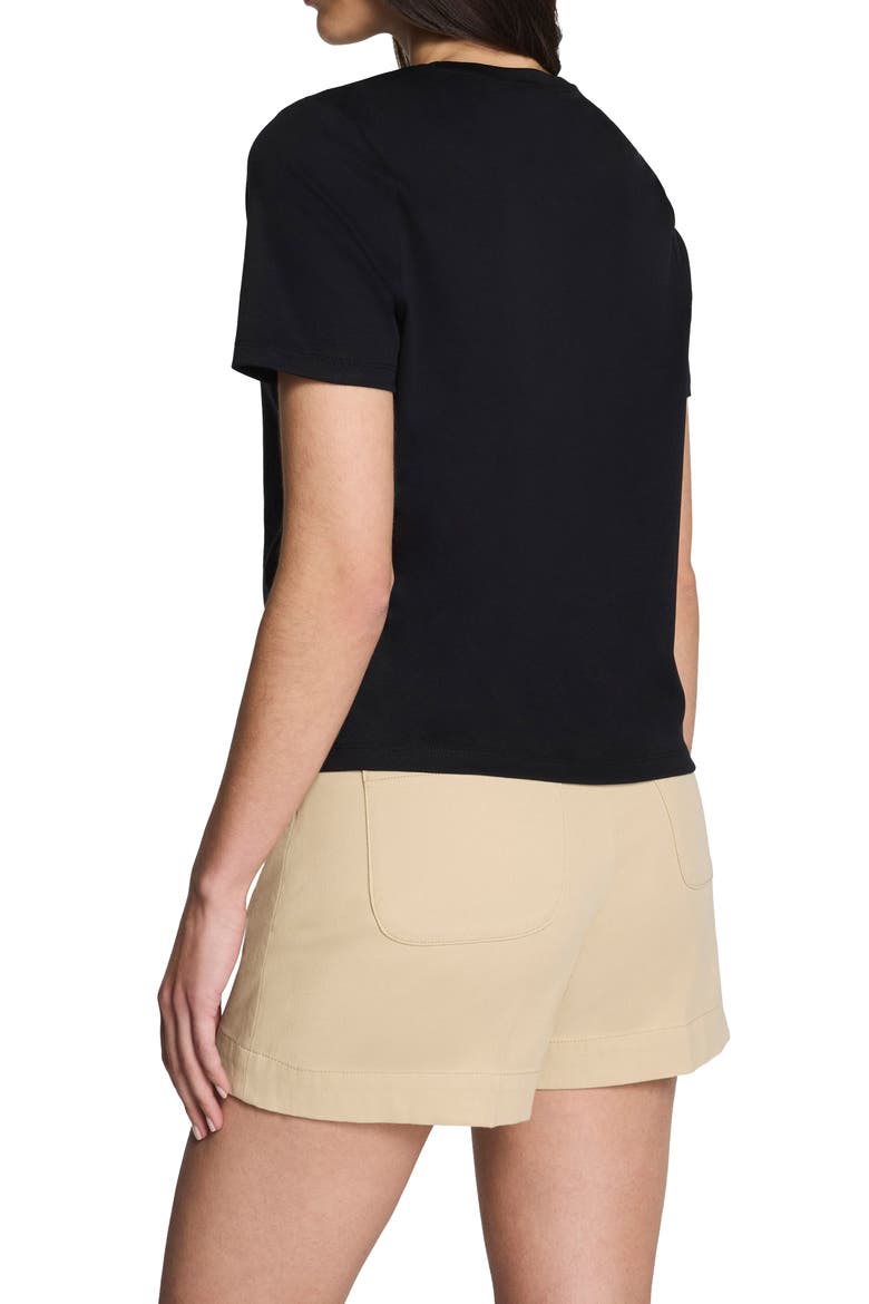 Crewneck Cotton T-Shirt, Alternate, color, CLASSIC BLACK